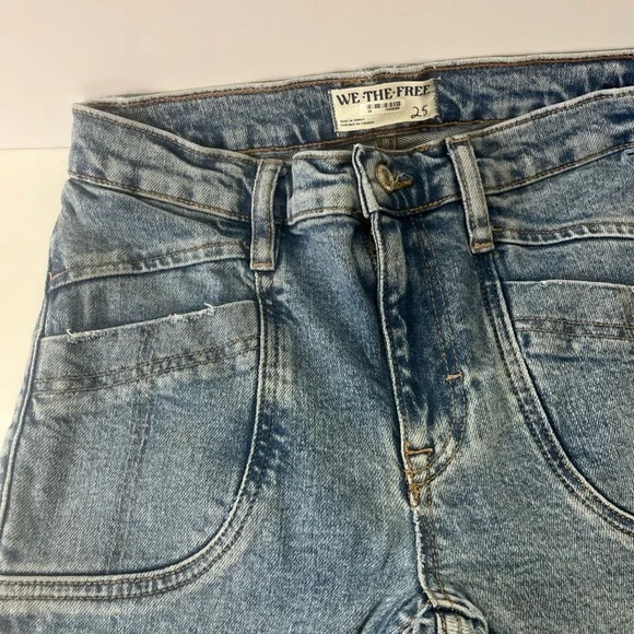 Free People We The Free Women’s Jeans Size 25 Flare, Retro 70’s style - Picture 5 of 13